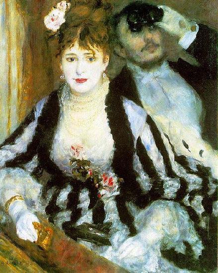 Pierre-Auguste Renoir The Theater Box, Norge oil painting art